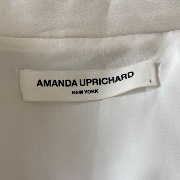 Amanda Uprichard White Mini Dress Elegant and Chic - Picture 12 of 16